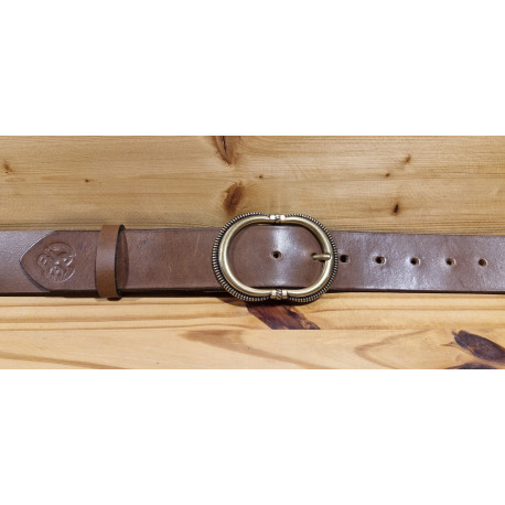 Ceinture cuir largeur 4 cm