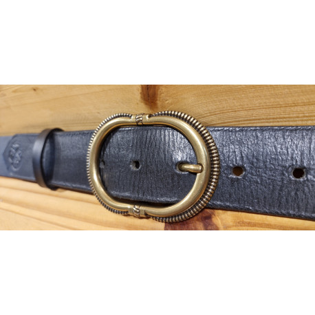 Ceinture cuir largeur 4 cm