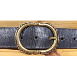 Ceinture cuir largeur 4 cm