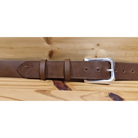 Ceinture cuir largeur 4 cm