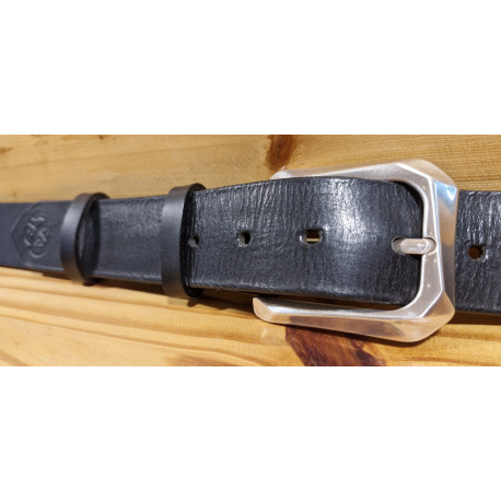 Ceinture cuir largeur 4 cm