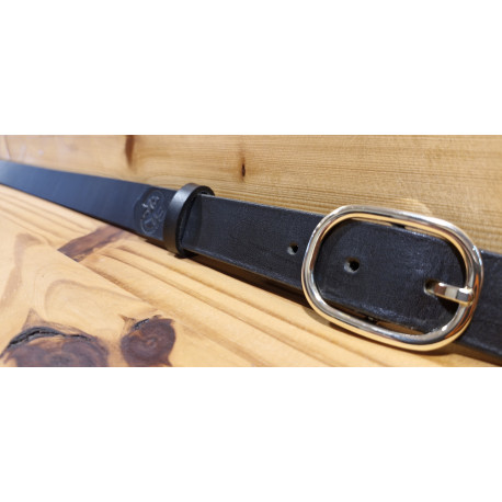 Ceinture cuir largeur 3 cm