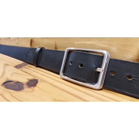 Ceinture cuir largeur 4 cm