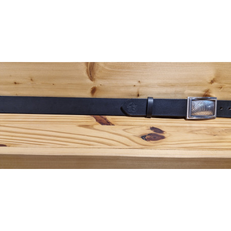 Ceinture cuir largeur 4 cm