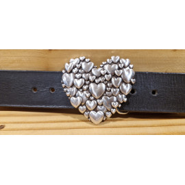 Ceinture cuir largeur 4 cm