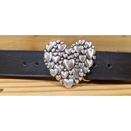 Ceinture cuir largeur 4 cm