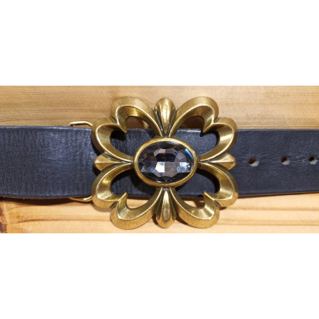 Ceinture cuir largeur 4 cm