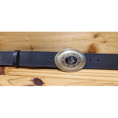 Ceinture cuir largeur 4 cm