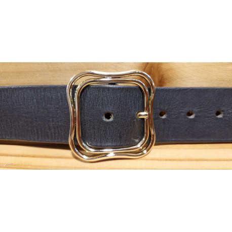 Ceinture cuir largeur 4 cm