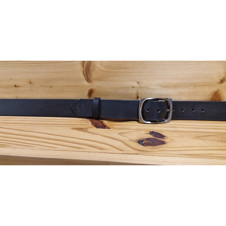 Ceinture cuir largeur 4 cm