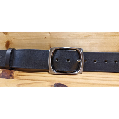 Ceinture cuir largeur 4 cm