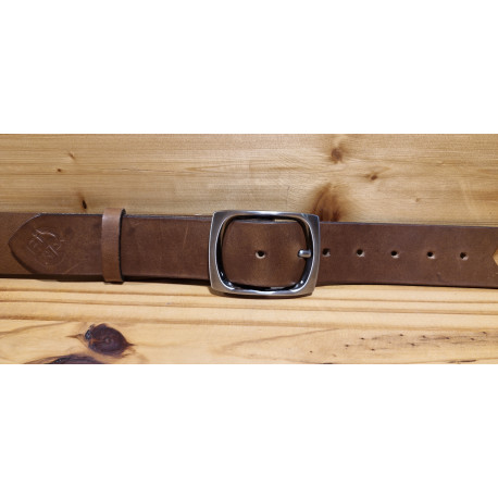 Ceinture cuir largeur 4 cm