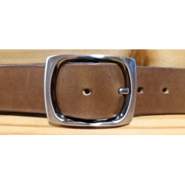 Ceinture cuir largeur 4 cm