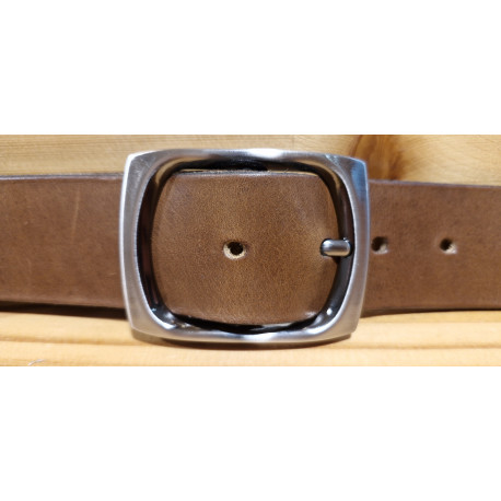 Ceinture cuir largeur 4 cm