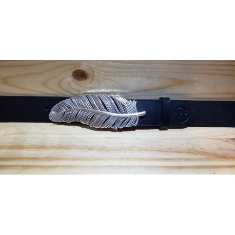 Ceinture cuir largeur 4 cm