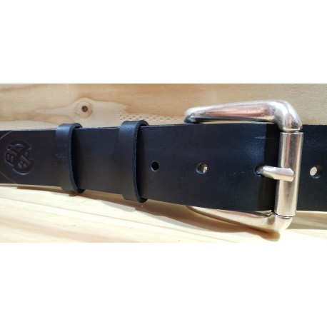 Ceinture cuir largeur 4 cm