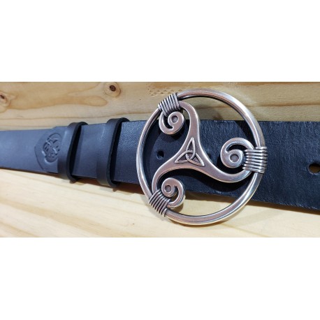 Ceinture cuir largeur 4 cm