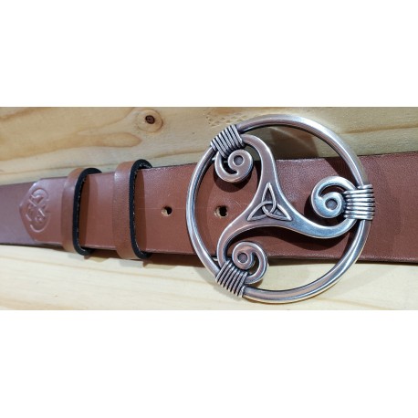 Ceinture cuir largeur 4 cm