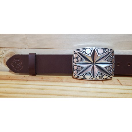 Ceinture cuir largeur 4 cm