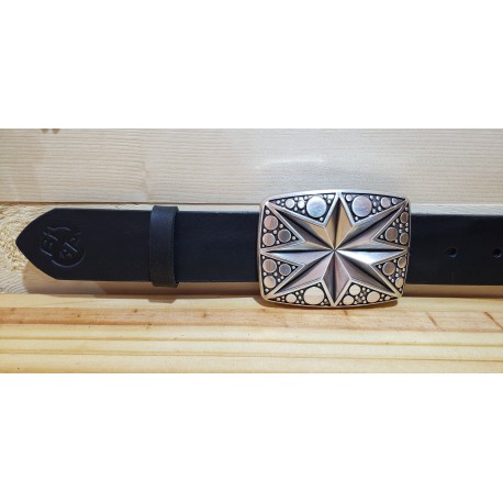 Ceinture cuir largeur 4 cm