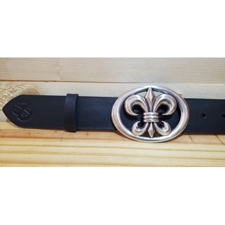 Ceinture cuir largeur 4 cm