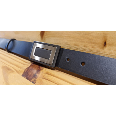 Ceinture cuir largeur 3 cm