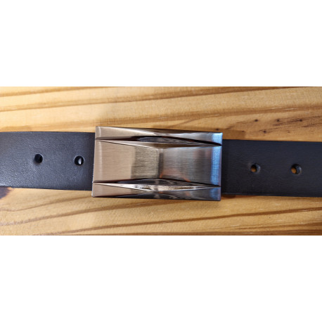 Ceinture cuir largeur 3 cm