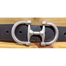 Ceinture cuir largeur 3 cm