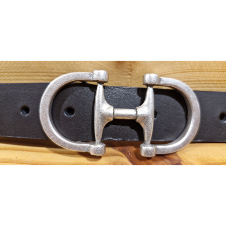 Ceinture cuir largeur 3 cm