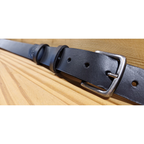 Ceinture cuir largeur 3 cm