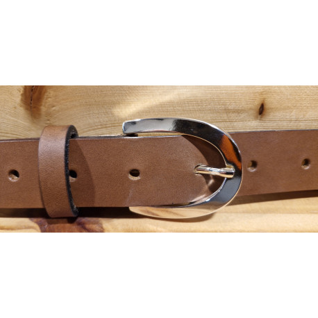 Ceinture cuir largeur 3 cm