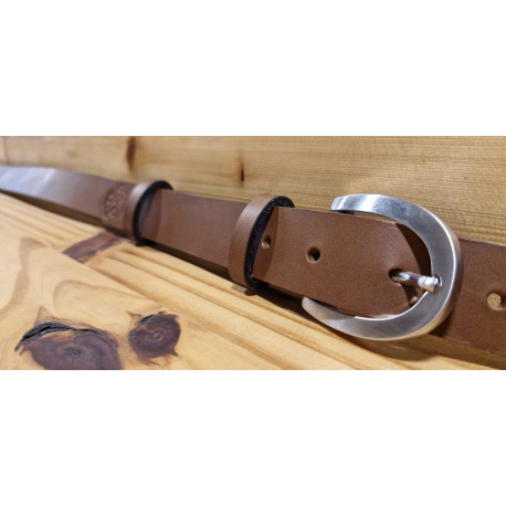 Ceinture cuir largeur 3 cm