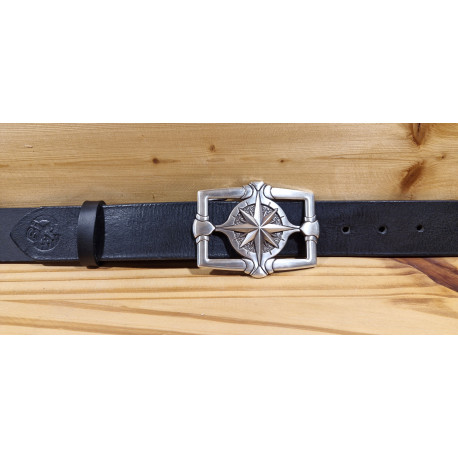 Ceinture cuir largeur 4 cm