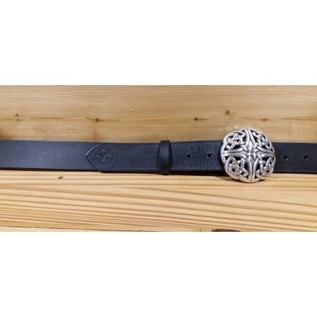 Ceinture cuir largeur 4 cm