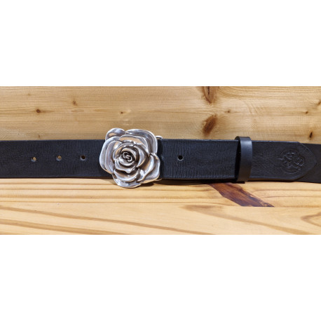 Ceinture cuir largeur 4 cm