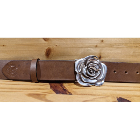 Ceinture cuir largeur 4 cm