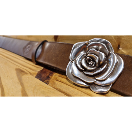 Ceinture cuir largeur 4 cm