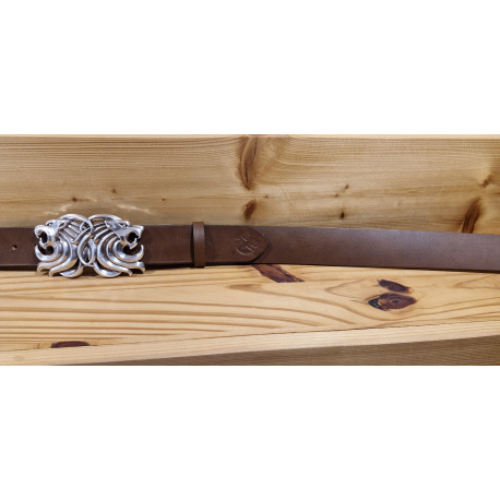 Ceinture cuir largeur 4 cm