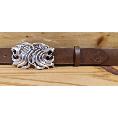 Ceinture cuir largeur 4 cm