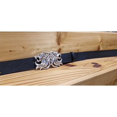 Ceinture cuir largeur 4 cm