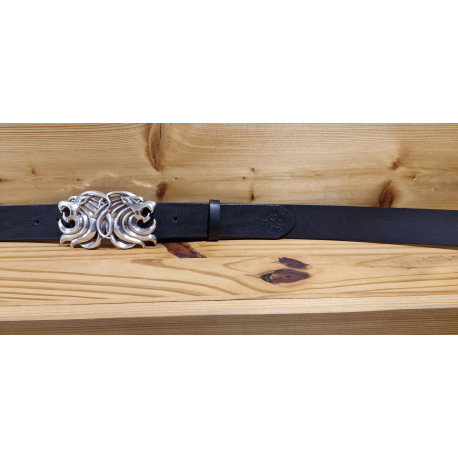 Ceinture cuir largeur 4 cm