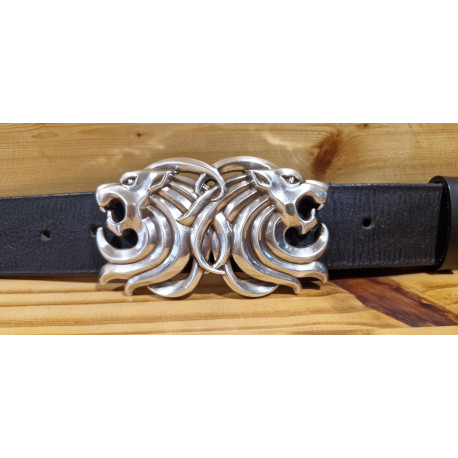 Ceinture cuir largeur 4 cm