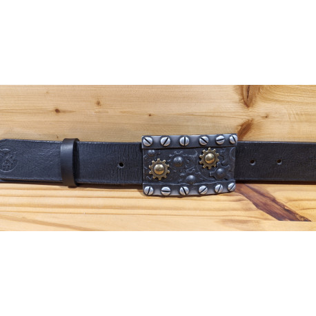 Ceinture cuir largeur 4 cm