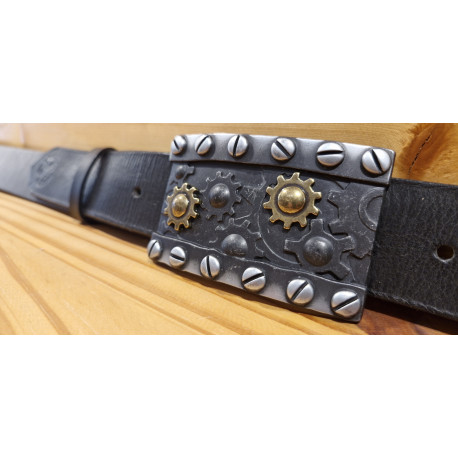 Ceinture cuir largeur 4 cm