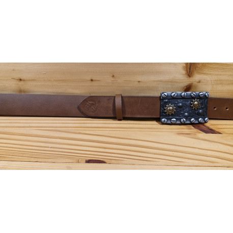 Ceinture cuir largeur 4 cm