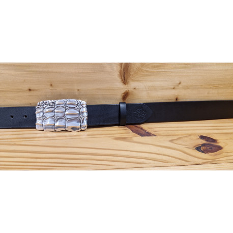 Ceinture cuir largeur 4 cm