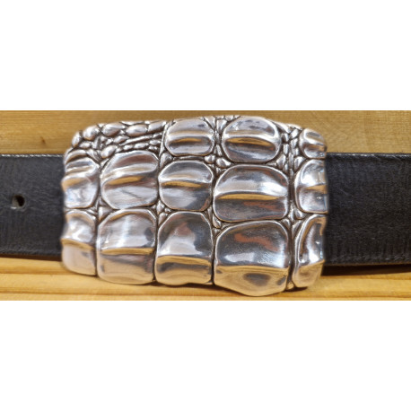 Ceinture cuir largeur 4 cm