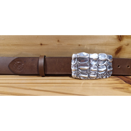 Ceinture cuir largeur 4 cm