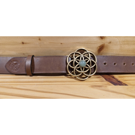 Ceinture cuir largeur 4 cm