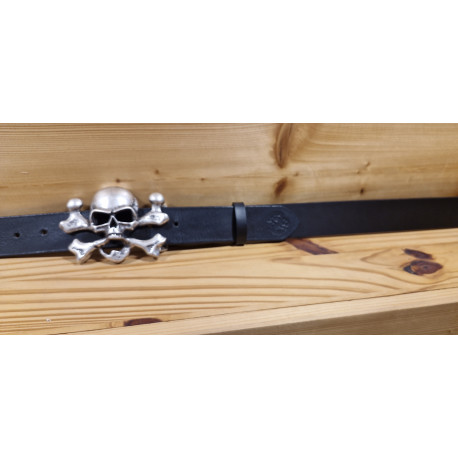 Ceinture cuir largeur 4 cm